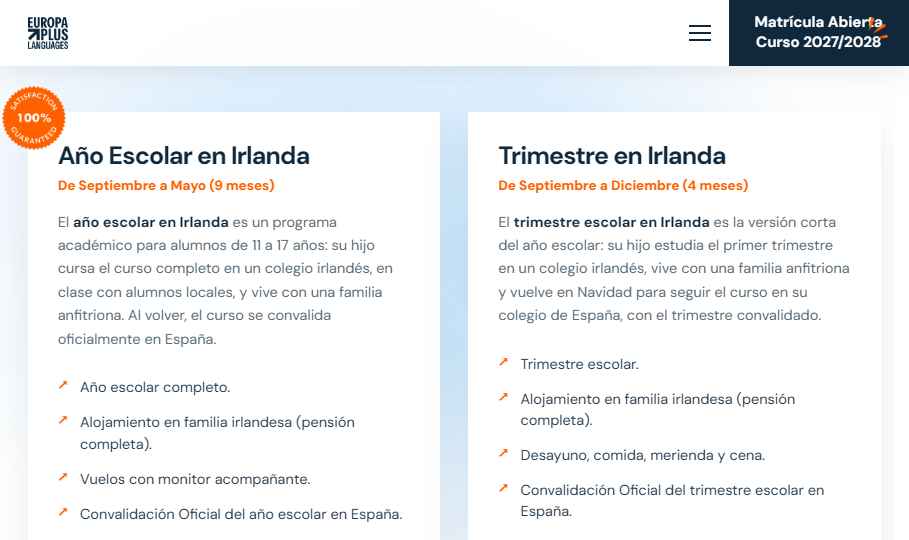 Home: los dos programas principales